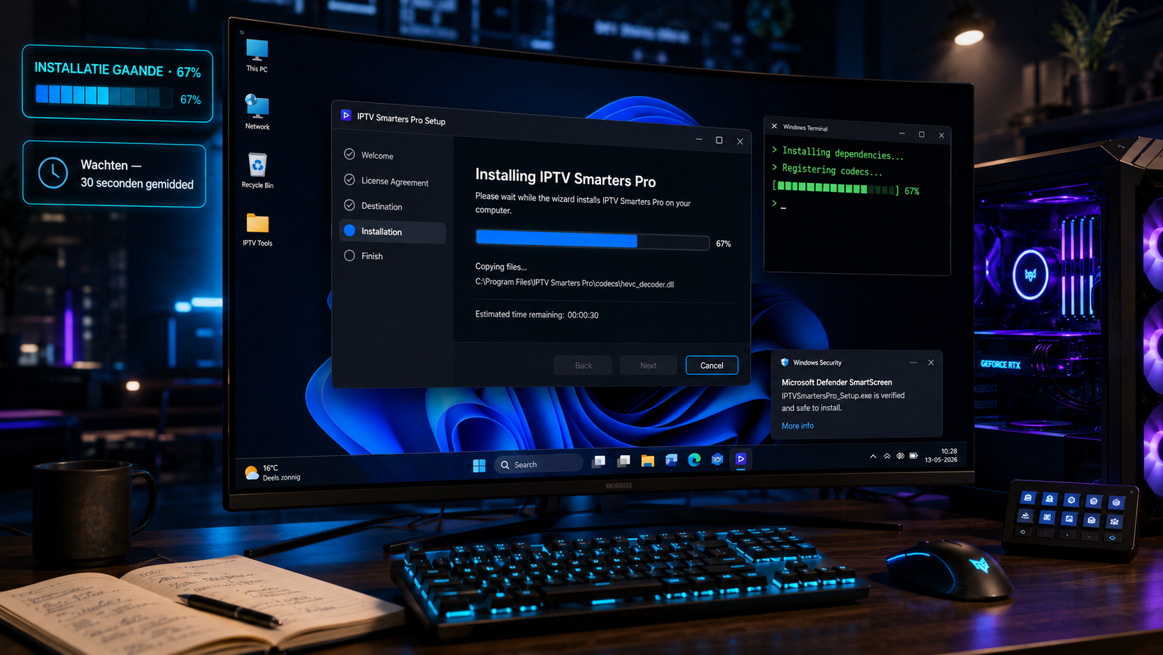 Installatie IPTV Smarters Pro Windows