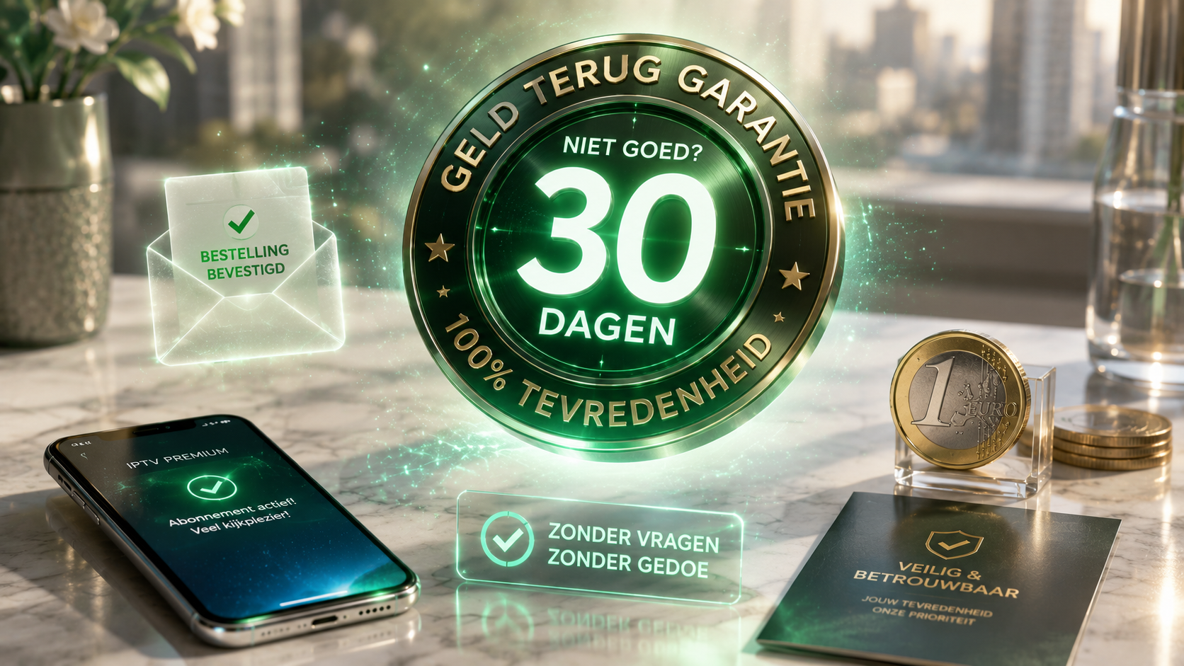 30 dagen geld-terug-garantie IPTV