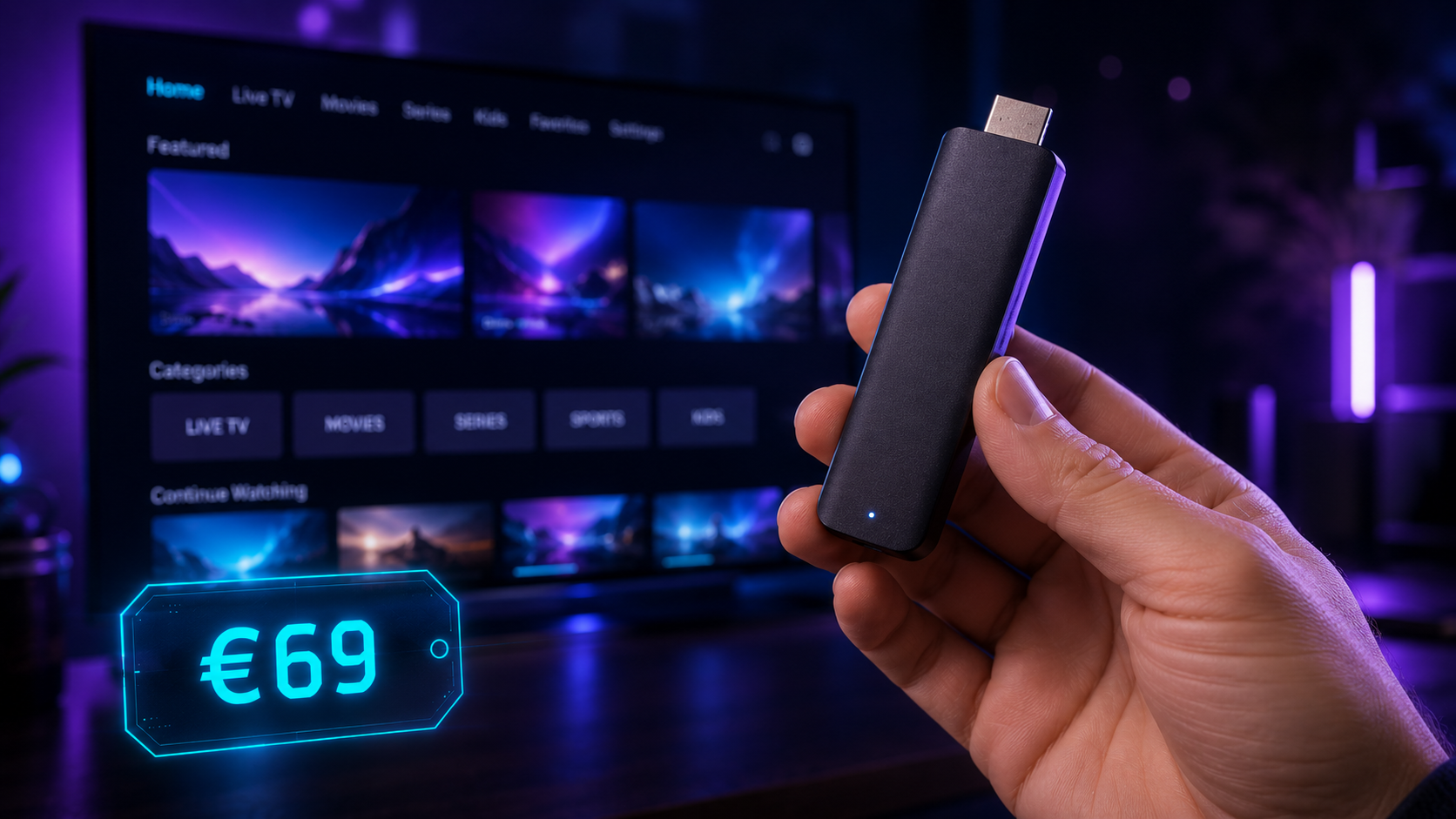 Fire TV Stick 4K Max — budget IPTV optie om eerst te testen