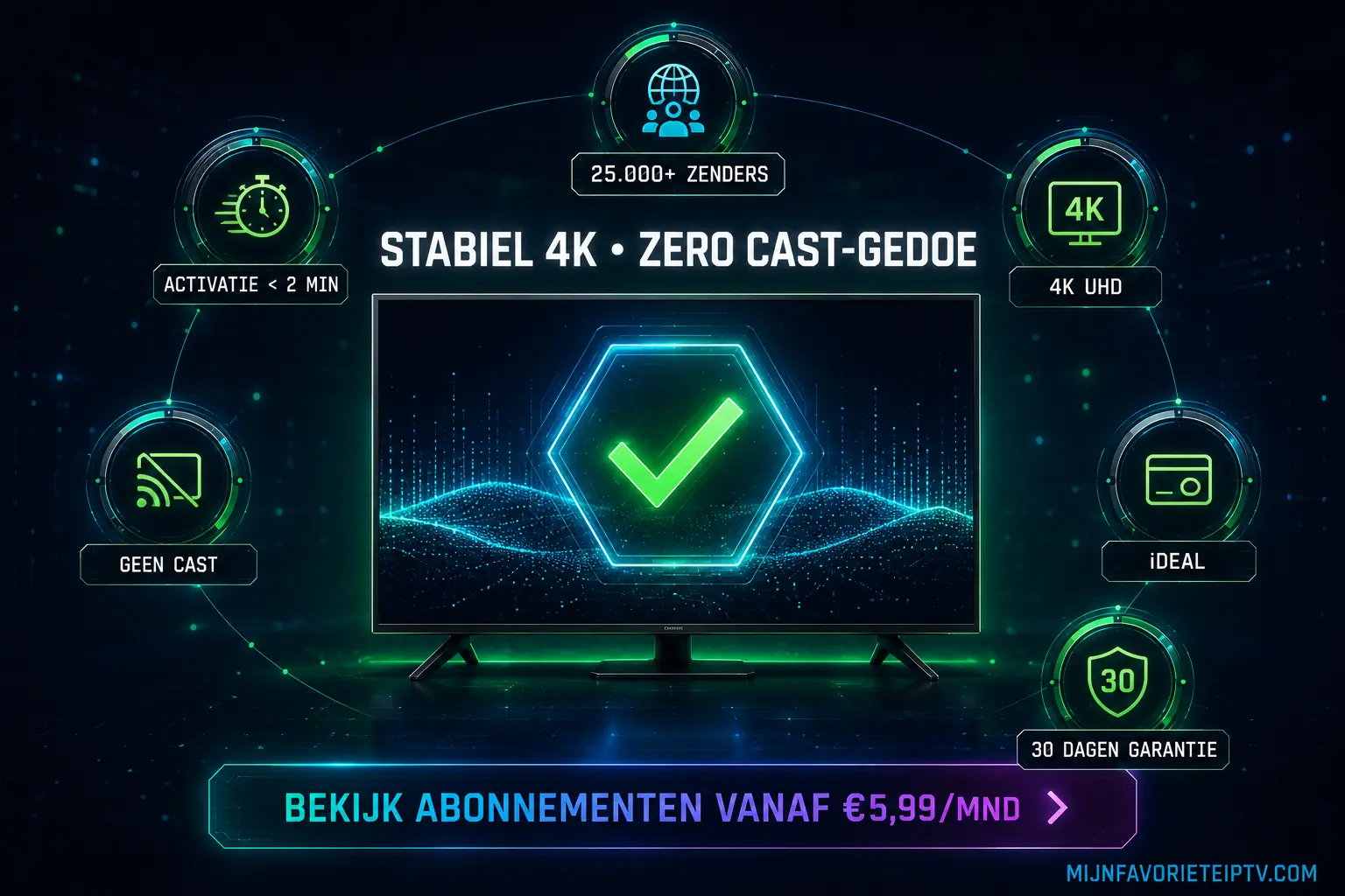 IPTV Smarters Pro Chromecast opgelost — 4K stabiel streamen zonder casten